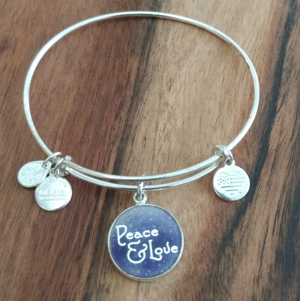 Alex and Ani Peace and Love Bracelet
